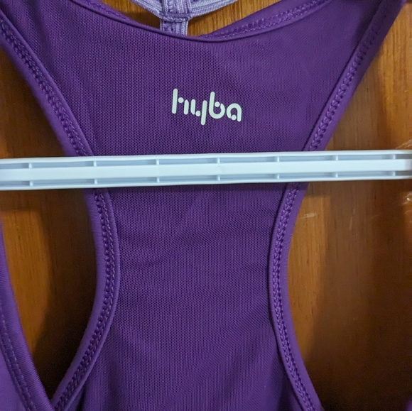 Hyba tank sport top built in bra purple - Picture 3 of 4
